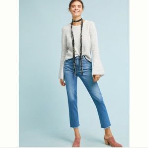 Anthropologie AG The Isabelle High-Rise Straight Cropped Jeans